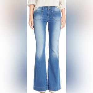 NWT Mavi Women’s Pia Stretch Flare Leg Jeans Size 28